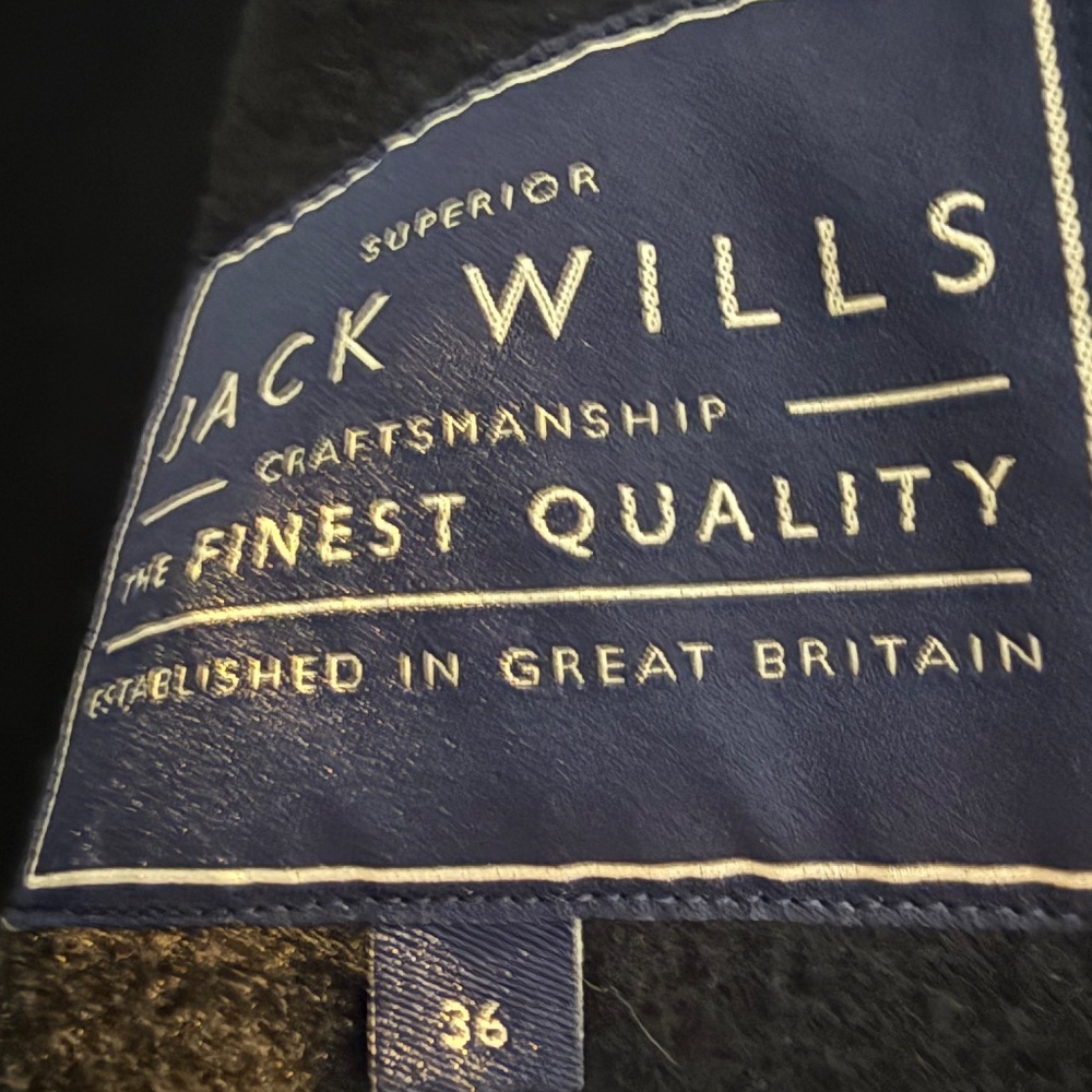 Jack Wills Navy Wool Blazer Size 36 - Picture 3 of 3
